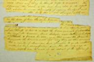 This bundle contains documents relating to one court case. Case files were commonly tri-folded and stored in till drawers during the 19th and 20th centuries.