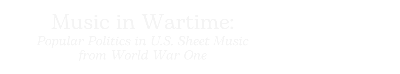 World War I Sheet Music