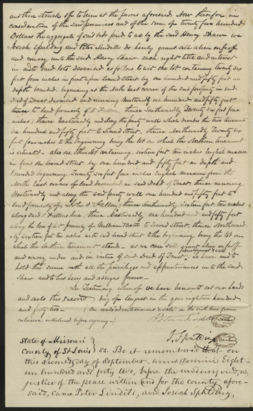 Page 2: Deed of trust and notice of affidavit
