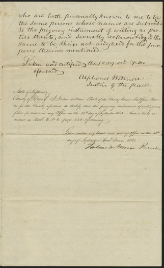 Page 3: Deed of trust and notice of affidavit
