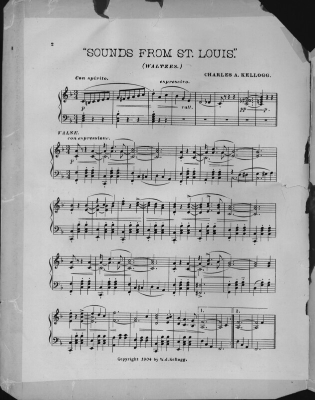 Sounds from St. Louis : waltzes / by Charles A. Kellogg.