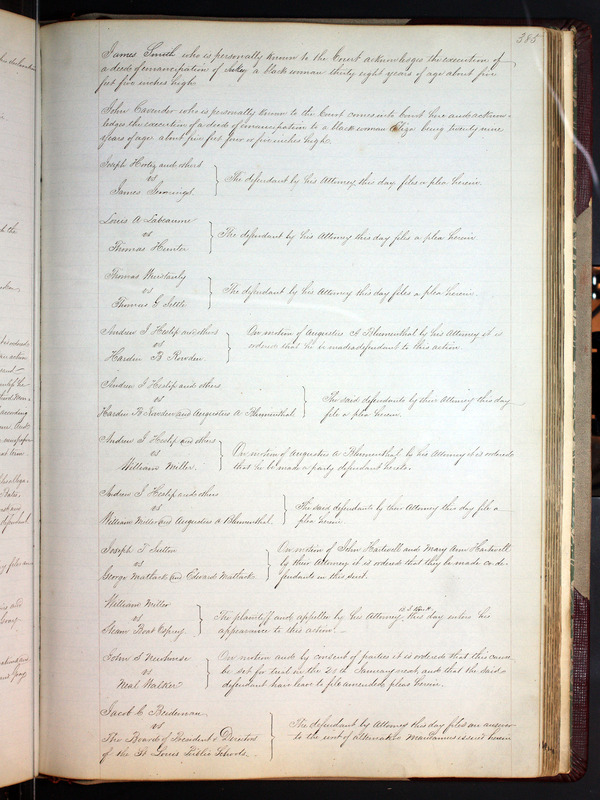 St. Louis Circuit Court Record Book Volume 16