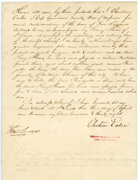 Missouri Botanical Garden Archives
